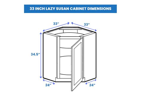 Lazy Susan Dimensions Sizes Measuring Guide Designing Idea