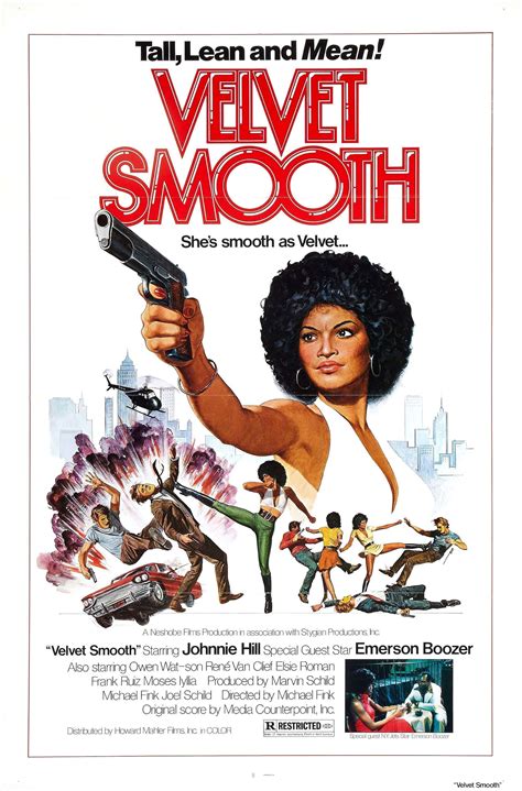 Velvet Smooth 1976 Movie Posters Blaxploitation Film Movie