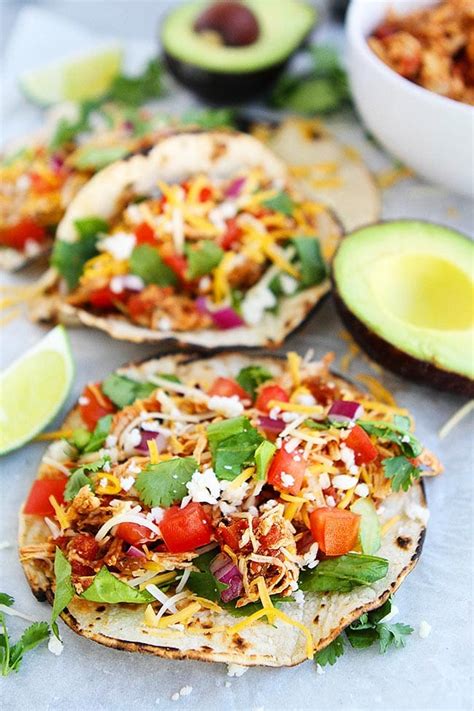 Grill for 8 minutes on each side, or until chicken reaches an internal temperature of 165. Instant Pot Chicken Tacos Recipe