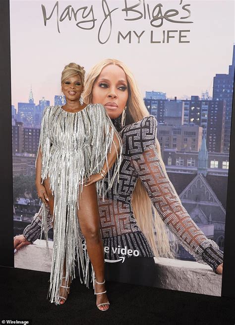 Mary J Blige 50 Parades Her Stellar Curves Wearing A Bejeweled