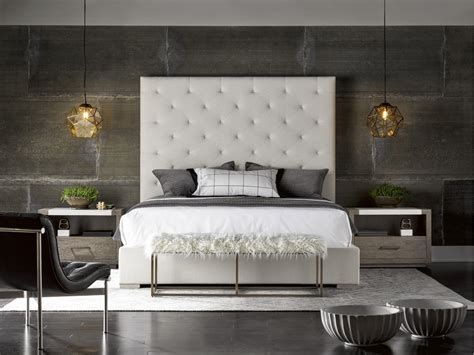 Riverside furniture vogue upholstered storage bed size king. Off-White and Charcoal 9 Piece King Bedroom Set - Modern ...