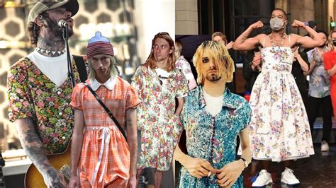 Iconic Fashion Moments Kurt Cobains Dress 👗🎸💐 Youtube