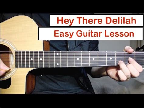 Hey There Delilah Plain White Ts Guitar Lesson Tutorial How To