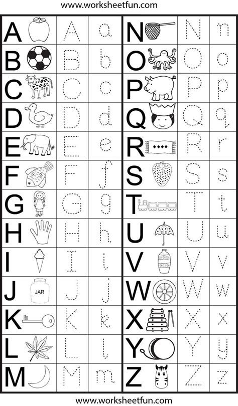ideas  alphabet tracing worksheets