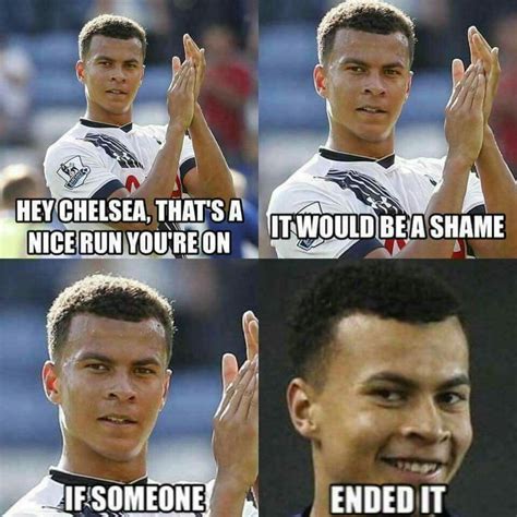 Arsenal plays in the premier league, the top flig. Tottenham Hotspur Memes - Thinking Meme