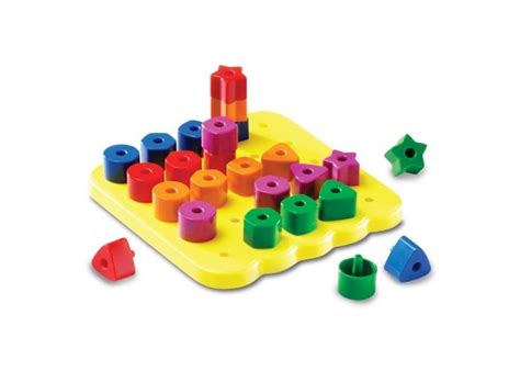 Stacking Shapes Pegboard Activity Set Inspiring Young Minds To Learn