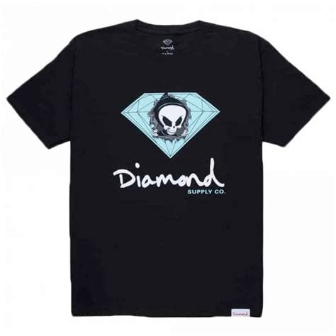 Diamond Supply Co X Blind Reaper Sign Skate T Shirt Black Skate Clothing From Native Skate