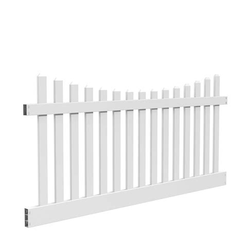 Madison No Dig Vinyl Garden Picket Fence Kit 2 Pack Zp19001 The