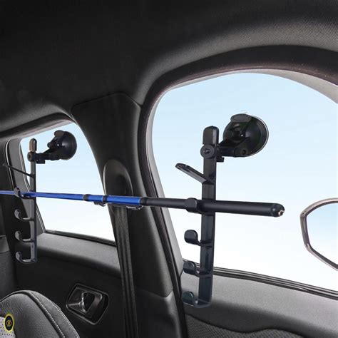Car Fishing Rod Carrier 5 Roads Holder Rack Strong Suction Cup