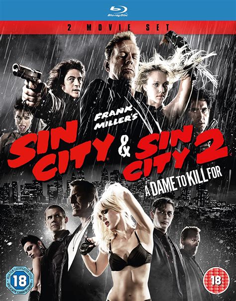 Sin City 1 2 Blu Ray Uk Bruce Willis Mickey Rourke