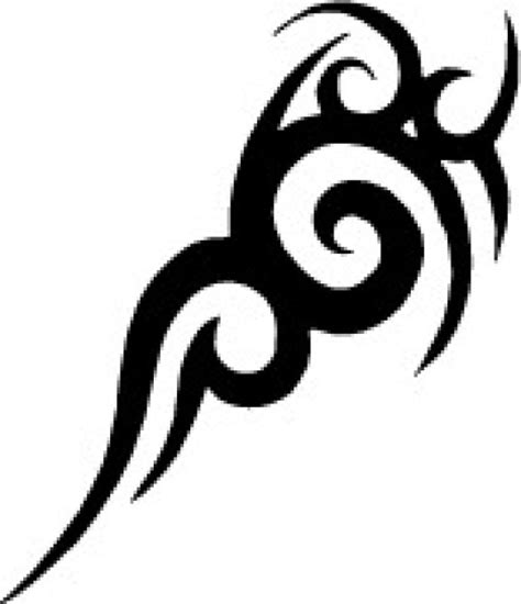 Tribal Spirals Design Tattoo Vector Free Download