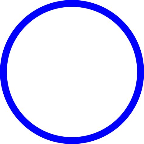 Clipart Blue Circle