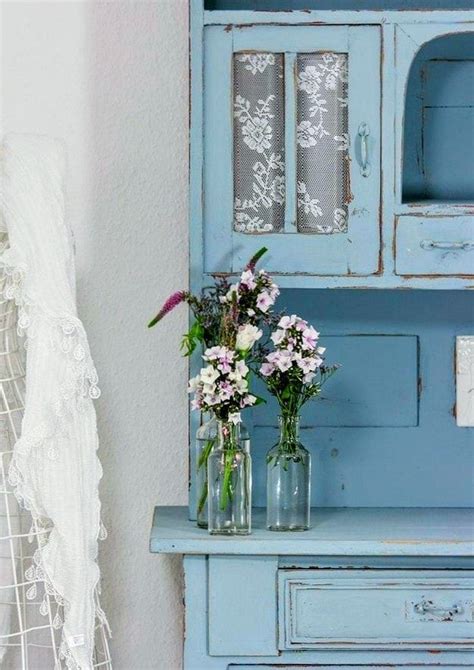 Pin By Rita Leydon On Blue Farmhouse Shabby Chic Dresser Blue