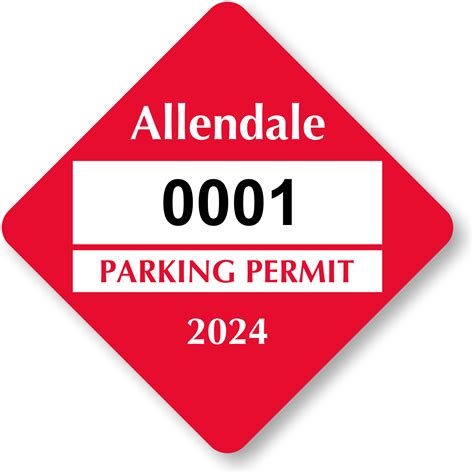 Diamond Shaped Parking Stickers For Windows
