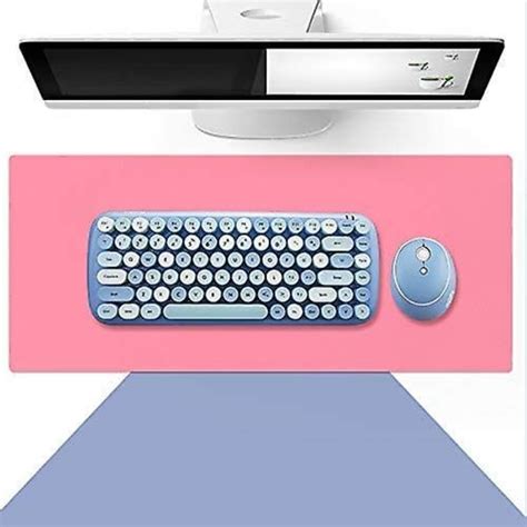 Mofii Wireless Mini Candy Keyboard Mouse Combo Set Mix Color 24g Blue