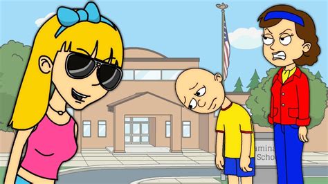 Lily Gets Caillou Expelled Grounded Big Time YouTube