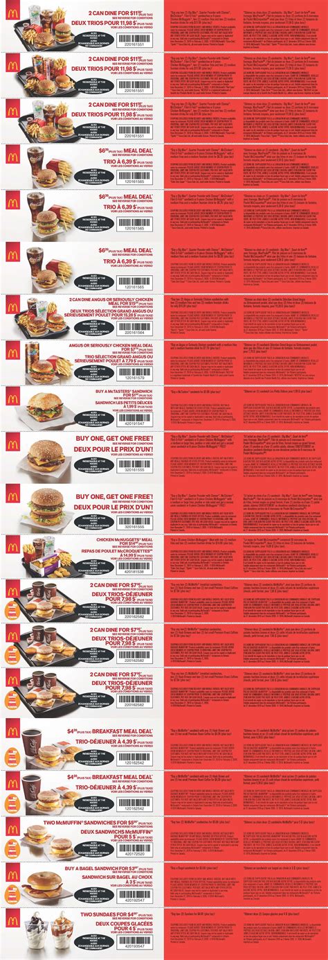 Save up to 70% with your fast food coupons or voucher. Our coupons are here! ON at McDonald's Canada