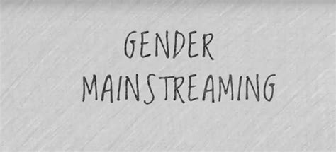 Was Ist Gender Mainstreaming