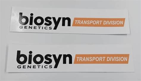 Stickers Biosyn Genetics Voiture Etsy