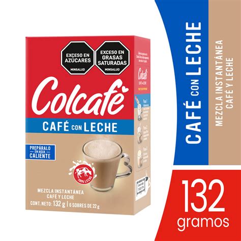 Cafe Con Leche Colcafé Plegadiza X 6 Unidades