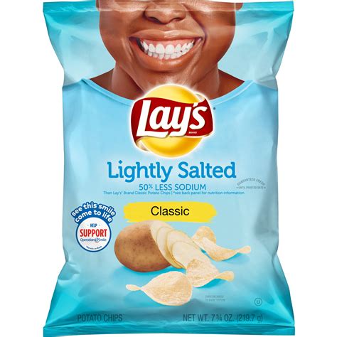 Lays Lightly Salted Potato Chips 775 Oz Bag