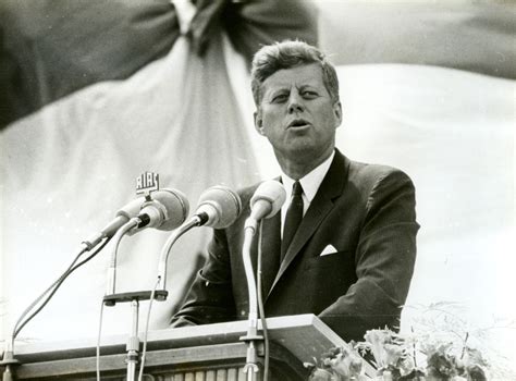 Lemo Objekt John F Kennedy Bei Einer Rede In Berlin
