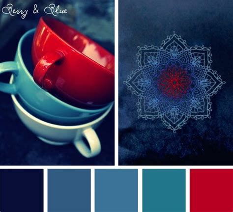 Color Inspirations Berry And Blue Stitchpunk Red