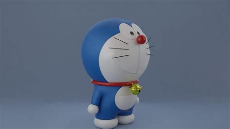 Doraemon 3d Model By Clickdamn