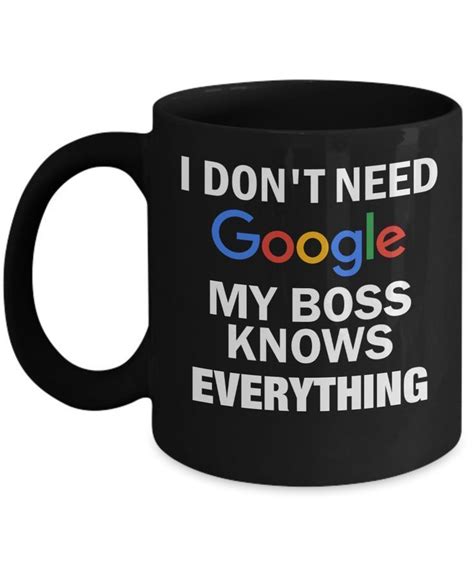 Finding the best gift for your boss. Gifts For Your Boss Male - Gifts For Him - 11 Oz Black Cup ...