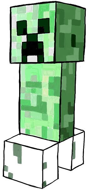 Creeper Drawing Minecraft