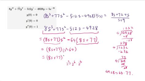 Solving A Third Order Differential Equation With Laplace Transform