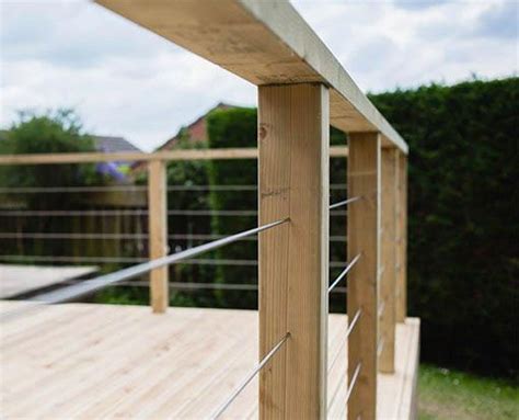 Wire Balustrade Kits Surface Mount Deck Designs Backyard Patio