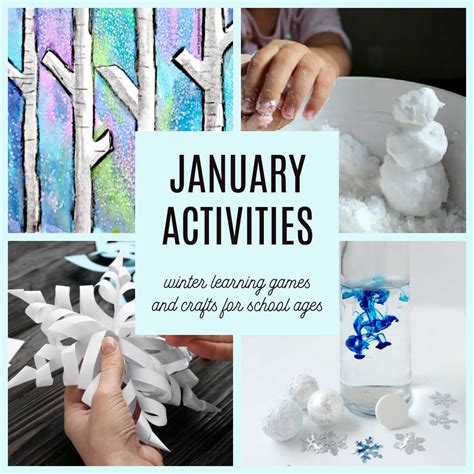 January Themed Activities For School Ages The Educators Spin On It
