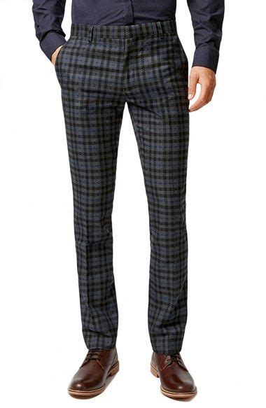 Mens skinny fit suits available in many different colors and sizes. Topman Skinny Fit Gingham Check Suit Trousers | Skinny fit ...