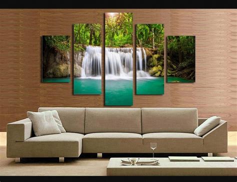 20 Collection Of Moving Waterfall Wall Art Wall Art Ideas