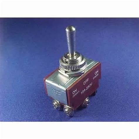 Three Position Center Off Metal 20a Dpdt Toggle Switch At Best Price