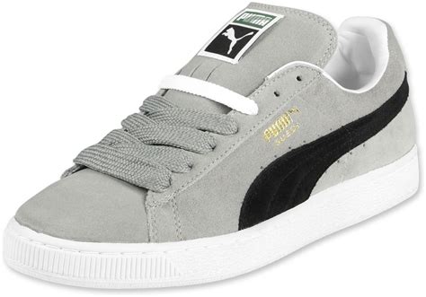 Puma Suede Classic Shoes Grey Black