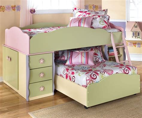 There is no other room in a house that is a bedroom, living room, home office and at times a dining room all rolled into one. Ashley Furniture Doll House Loft Bed with Built-In Dresser ...