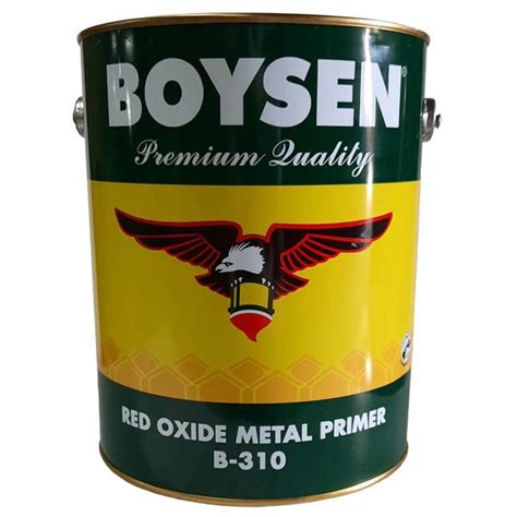 Boysen Red Oxide Metal Primer B 310 1 Liter For Steel And Iron Surfaces