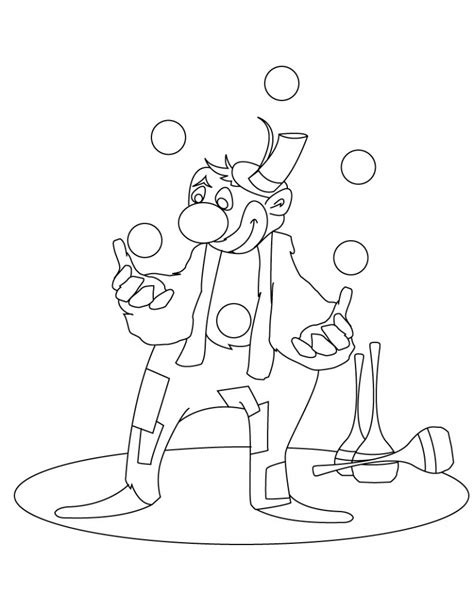 The circus has a lot of subjects to offer that can be used as coloring page themes. Free Printable Clown Coloring Pages For Kids