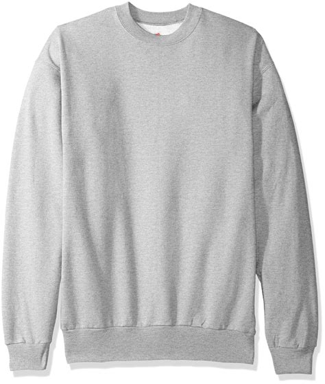 Hanes Ecosmart Fleece Sweatshirtlight Steel4 Xl In Gray For Men