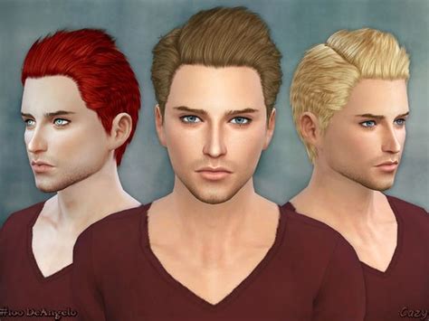 Tsr Cazys Deangelo Conversion Hairstyle Best Sims Mens