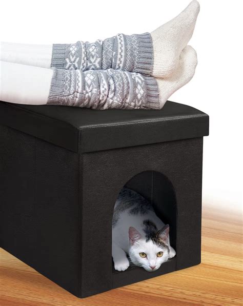 The Pet Parade Pet Ottoman Lets You Keep Yourself And Your Pet