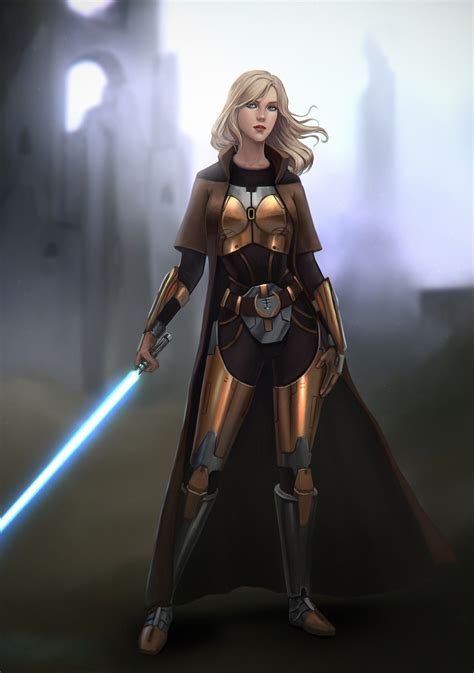 Commission By Sonya Kayuda Star Wars Jedi Star Wars Characters Pictures Star Wars Women