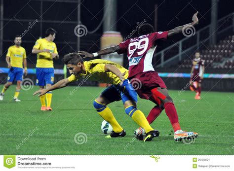 Soccer Player Dribbling Editorial Photo Image Of Kolozsvar 26428521