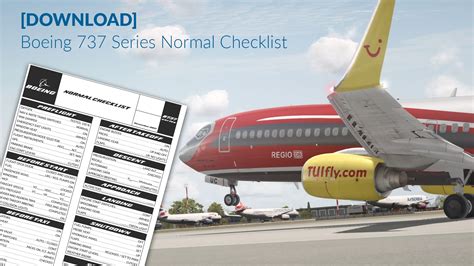 Real Boeing 737 Checklist