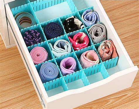 Organized:the cosmetics on table,socks in wardrobe,kitchen condiments and utensils are all neatly stored under the help of diy drawer organizers divider.great for kitchen,bathroom and office,like sock. 30 Best Diy sock organizer - Home, Family, Style and Art Ideas