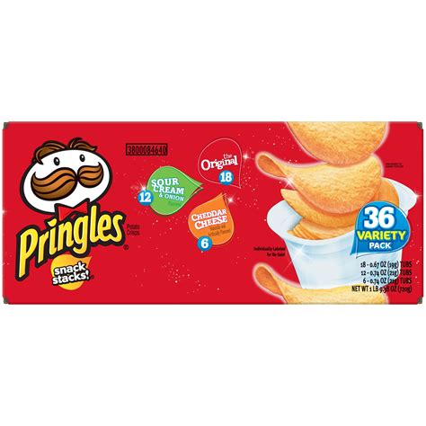 Pringles Snack Stacks Variety Pack 36 Ct
