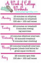 Workout Routine Girl Images