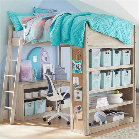 Create a unique and cool find teen bunk beds and loft bunk beds at pottery barn teen to make the most of your room. Sleep + Study® Loft | Pottery Barn Teen